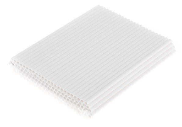 ekologiczne słomki papierowe białe