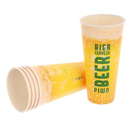 kubek biodegradowalny do piwa